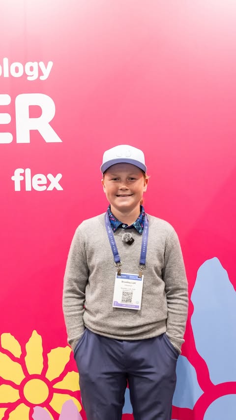 Instagram post by @golfjoy_official for Pins And Aces. Caption reads: [...] from the 2026 #PGAShow, featuring....