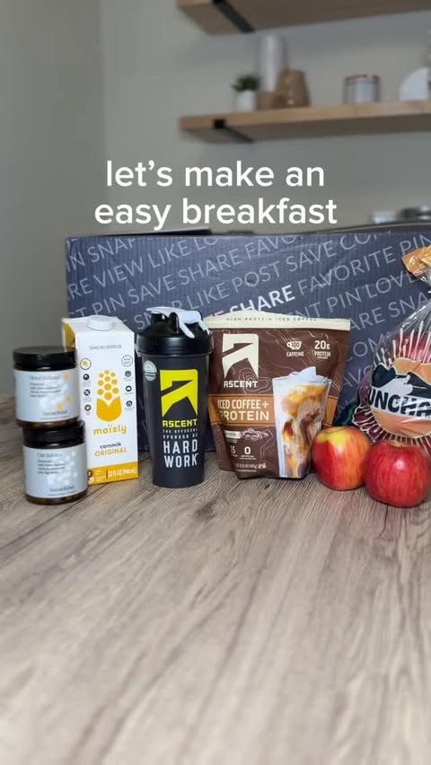 Instagram post by @lifebyallisonblog for BabbleBoxx. Caption reads: #AD Starting my mornings with something simple,....