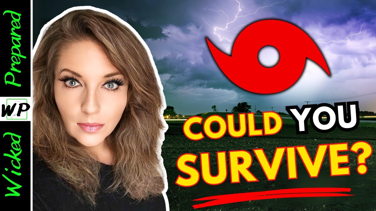 YouTube post by @wickedprepared for Wallaby Goods. Caption reads: Must-Have Hurricane Grid Down Survival Preps |....