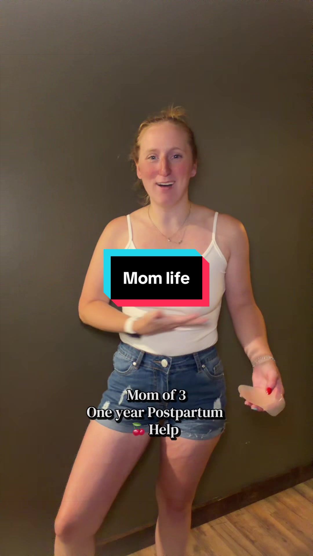 TikTok post by @millersteph0322 for Nippies. Caption reads: Thank goodness for @Nippies US #postpartum....