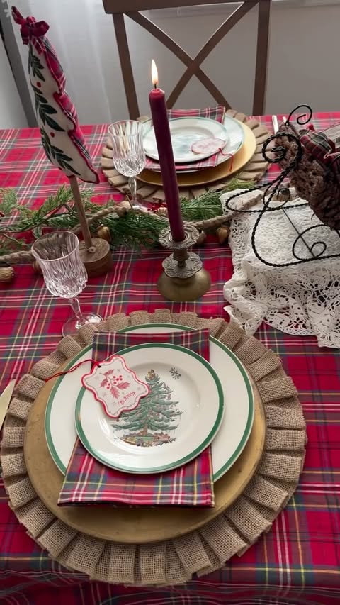 Instagram post by @mycozybrickcottage for Solino Home. Caption reads: Hi friends!!! Sharing another sweet Christmas....