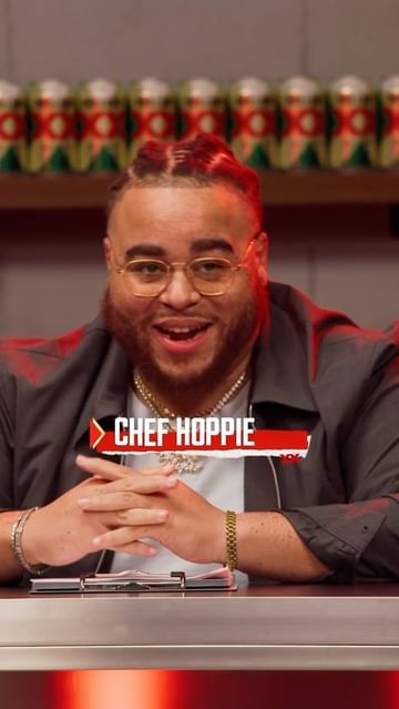 Instagram post by @chefhoppie_ for Dos Equis. Caption reads: I recently joined @dosequis to help judge their....