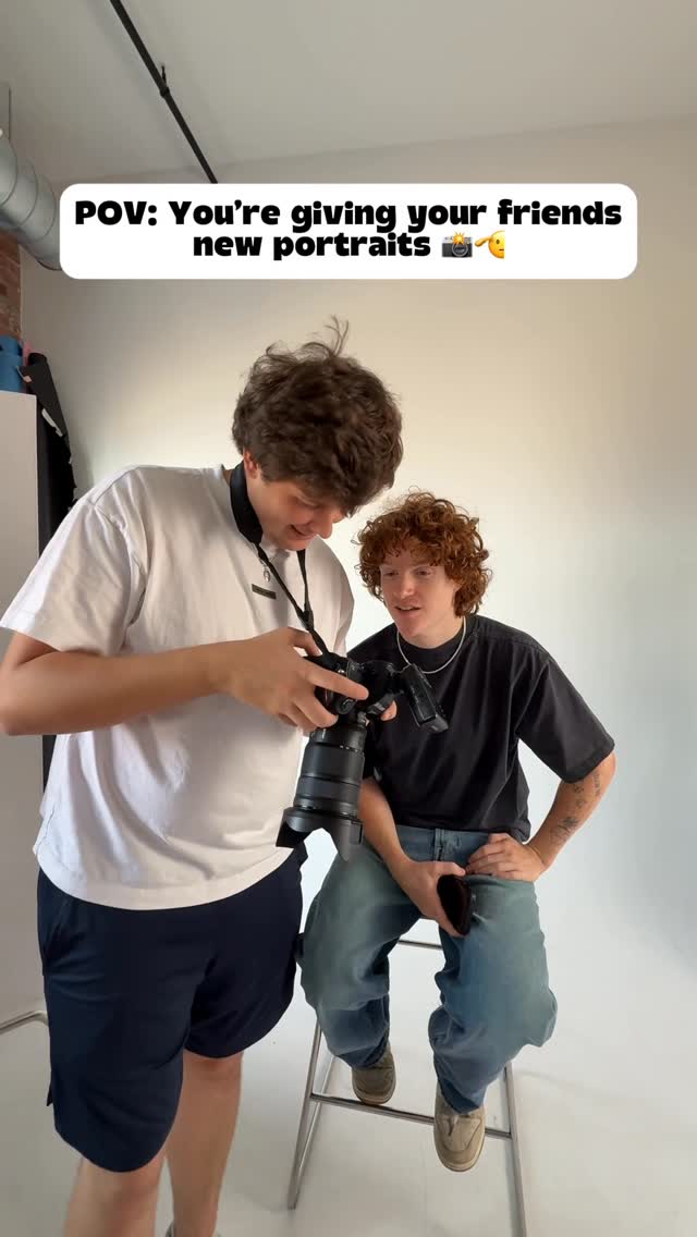 Instagram post by @johncottermedia for NikonUSA. Caption reads: It’s headshot season and I’m trying out the new....