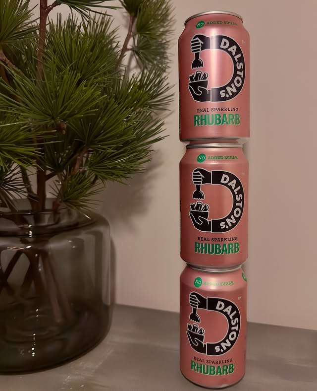 Instagram post by @dinewithkayj for Dalston's. Caption reads: [...] vibing 🩷🥤 If you haven’t tried....