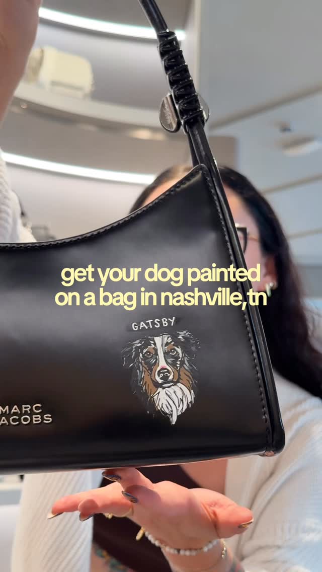 Instagram post by @nashvillewithcaitlin for Marc Jacobs. Caption reads: AHHHH! I’ve been waiting for this to come to....