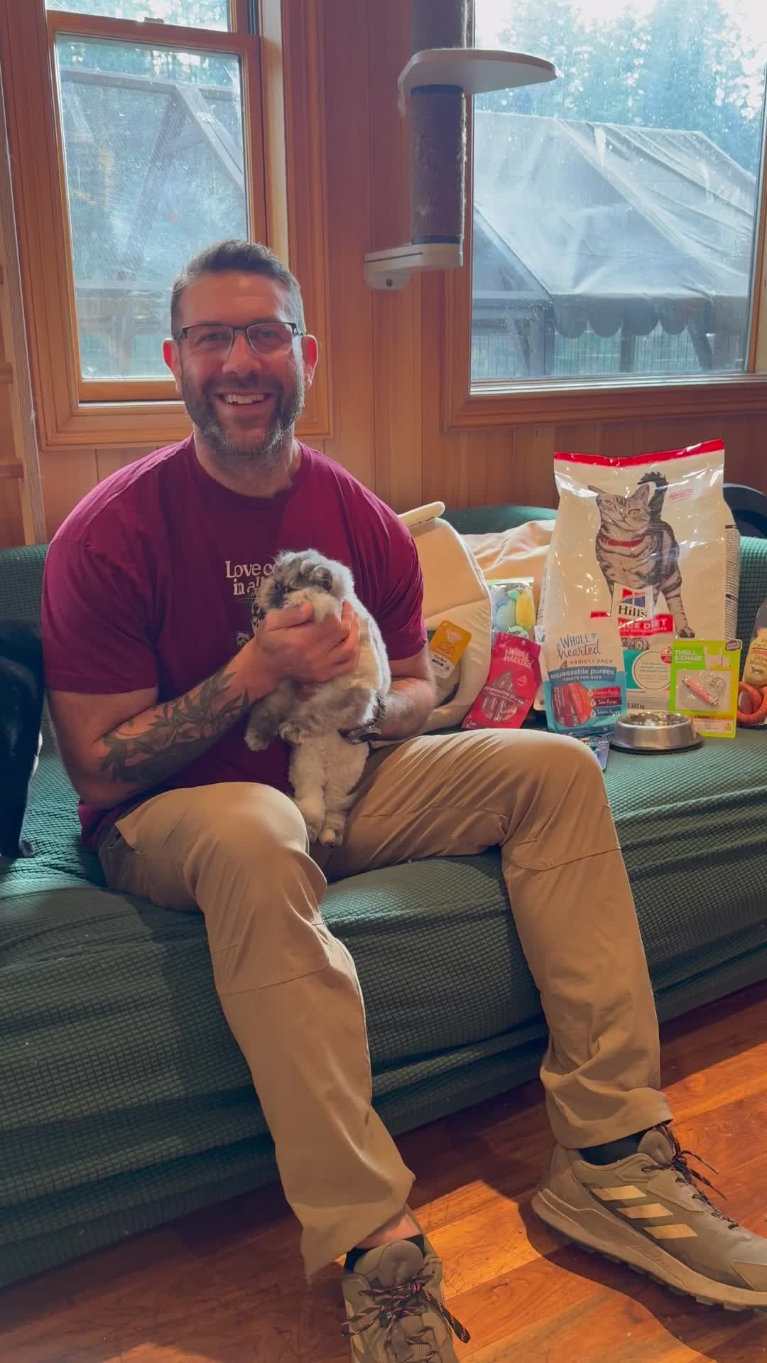 TikTok post by @theasherhouse for Petco. Caption reads: [...] pack. What do you think? Our friends at....