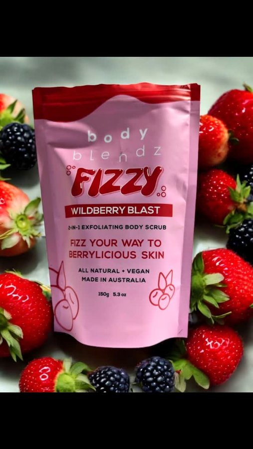 Instagram post by @rachel_kelley4294 for BodyBlendz. Caption reads: 8 KEY benefits of body exfoliation!!! THERE'S NO....