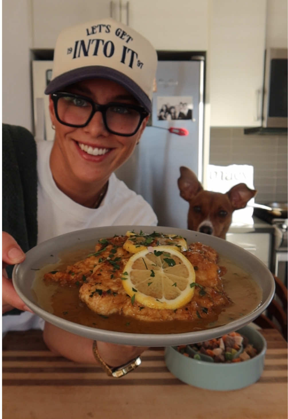 TikTok post by @lamb_chop97 for Maev. Caption reads: [...] 🐓🍋 to pair with my Frankie‘s chicken @Maev....