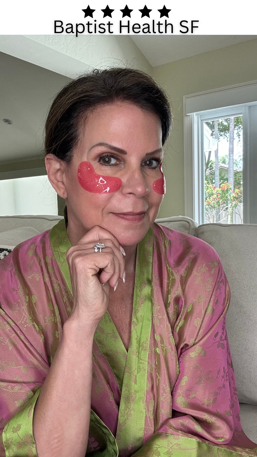 Instagram post by @gwenliveswell for Baptist Health. Caption reads: This is your self-care wake-up call. #ad
Skincare?....