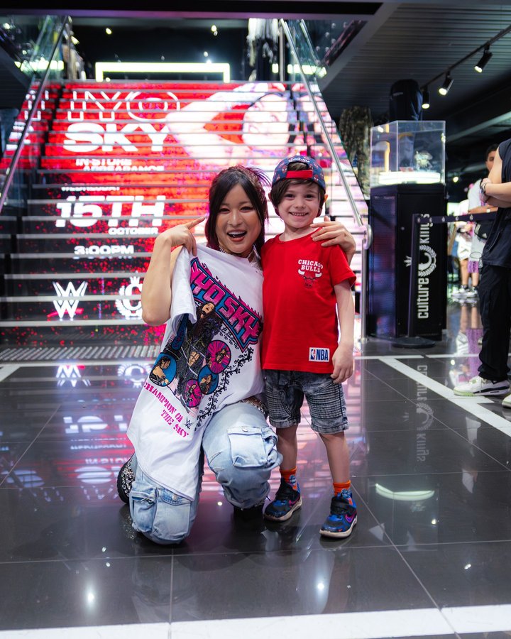 Instagram post by @iyo_sky for Culture Kings. Caption reads: Saturday reminisce 🥹 when @iyo_sky and our....