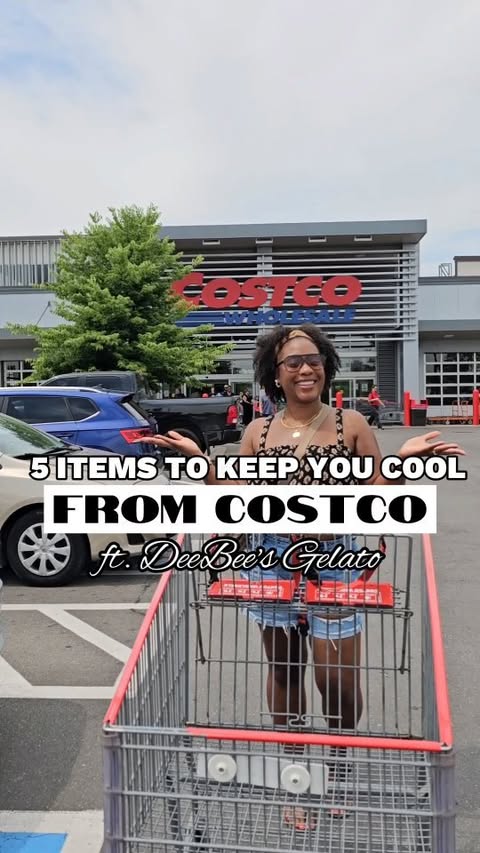 Instagram post by @imsamanthagomez for DeeBee’s Organics. Caption reads: [...] items from Costco. I've been loving....