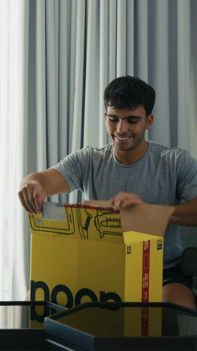 Instagram post by @yazxan for Noon. Caption reads: 11.11 is officially UNLOCKED 🚀💛 Let’s go....