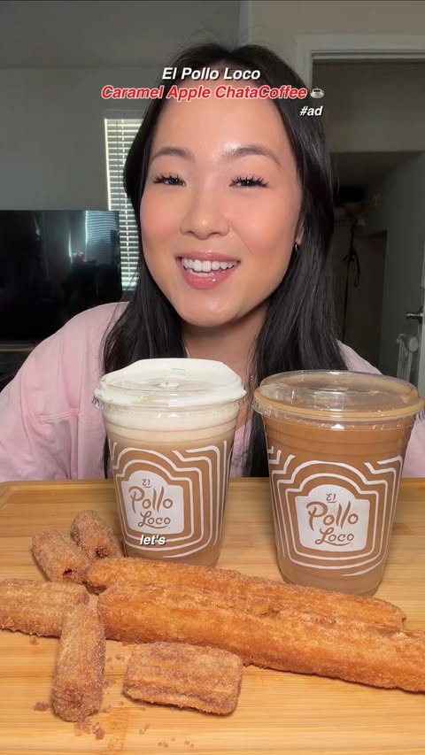 Instagram post by @irene.y.kim for El Pollo Loco. Caption reads: #AD i had to try this @elpolloloco new seasonal....