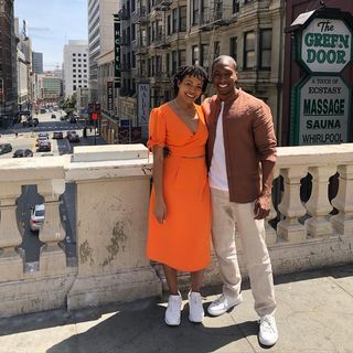 Instagram post by @keda_baby for BlocLA. Caption reads: 😮 Our faces when casting says seeking an African....