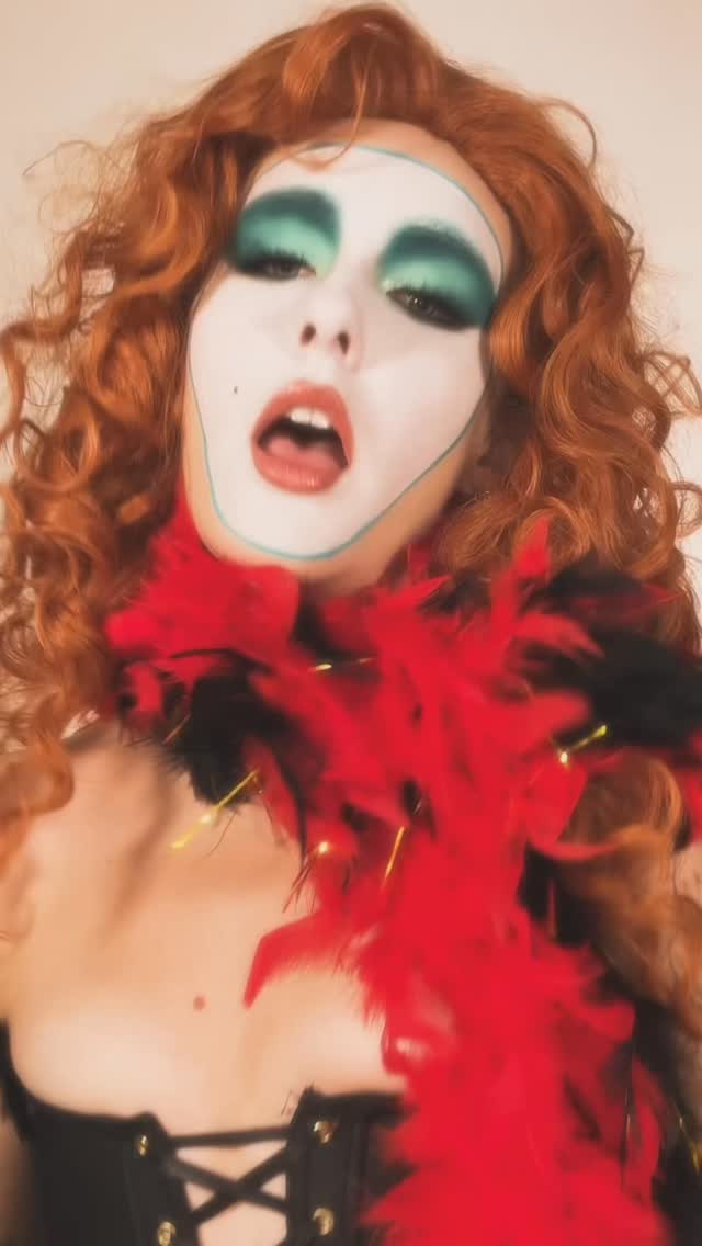 Instagram post by @trinsmakeups for UNICORN COSMETICS. Caption reads: Time to wise up, Janet Weiss🫦

The Tears music....