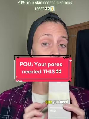 TikTok post by @maureen4403 for BRMUD US. Caption reads: POV: I’m giving my skin a little self-care moment....