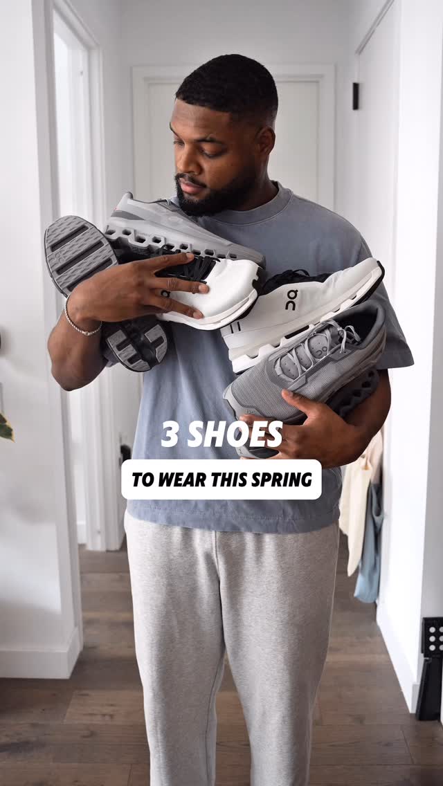 Instagram post by @qharris18 for Foot Locker. Caption reads: Spring’s here and I’m laced up in my On rotation -....