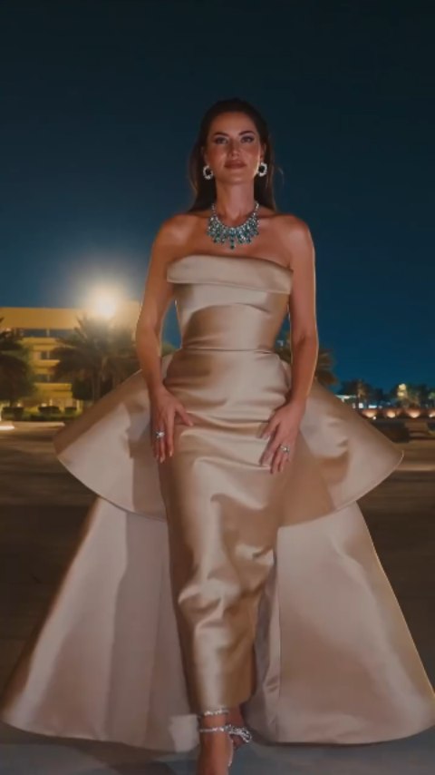Instagram post by @fahriye.burak_serbia for Piaget. Caption reads: Fahriye Evcen ❤🔥 #repost @piaget An unforgettable....