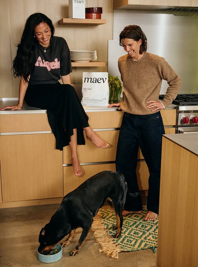 Instagram post by @tobinheath for Maev. Caption reads: [...] ways we show up for her every day. @meetmaev....