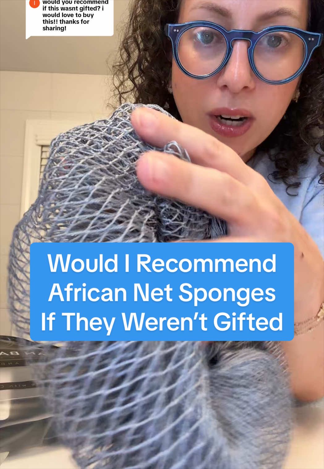 TikTok post by @realmelindaupclose for Bellanomi. Caption reads: Replying to @laura kell the @Bellanomi african net....