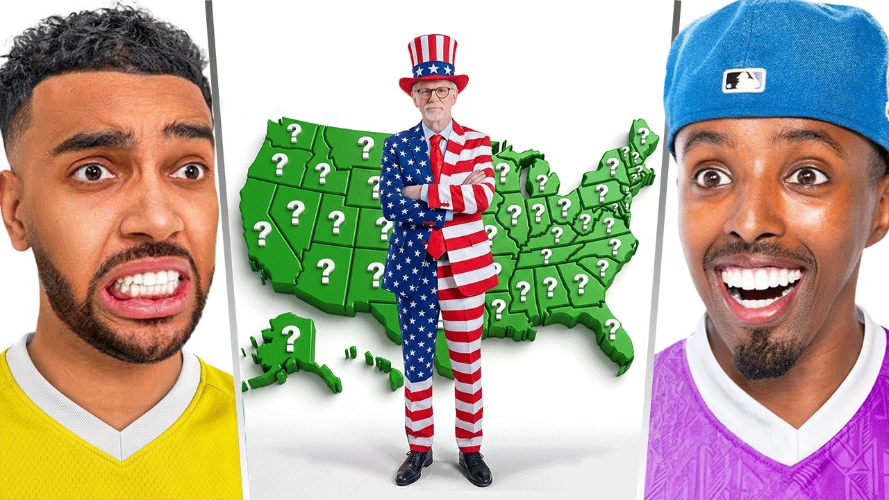 YouTube post by @NDL for Solelidity. Caption reads: GUESS THE ACCENT USA EDITION.