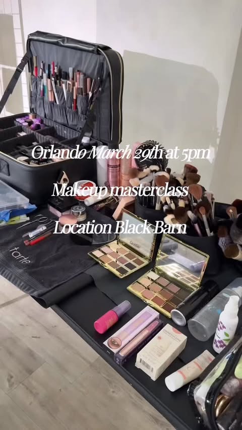 Instagram post by @artistry.nat for Embryolisse. Caption reads: [...] coverage from @joshsmedia Sponsors....