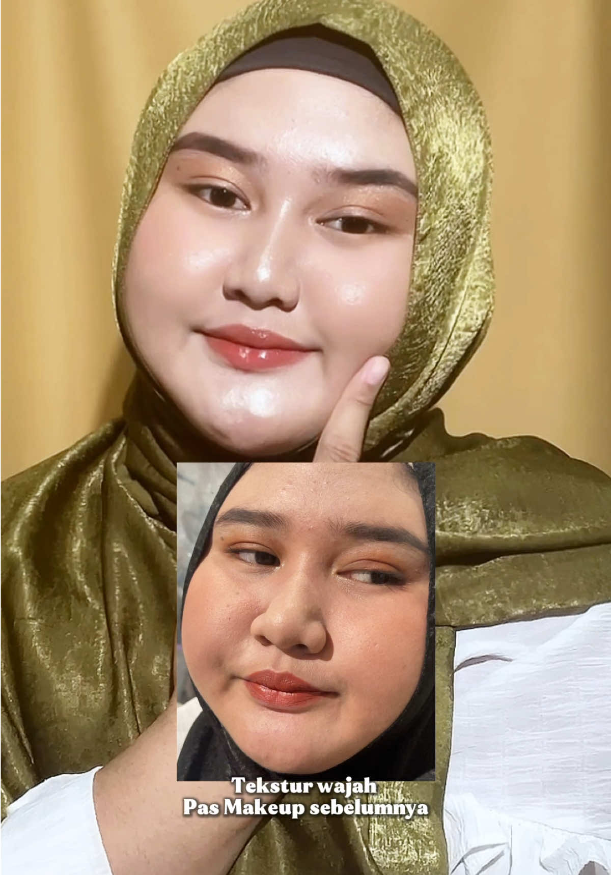 TikTok post by @soniamoyyy for Garnier Indonesia. Caption reads: ga pernah takut lagi makeup gradakan ! Gampang....