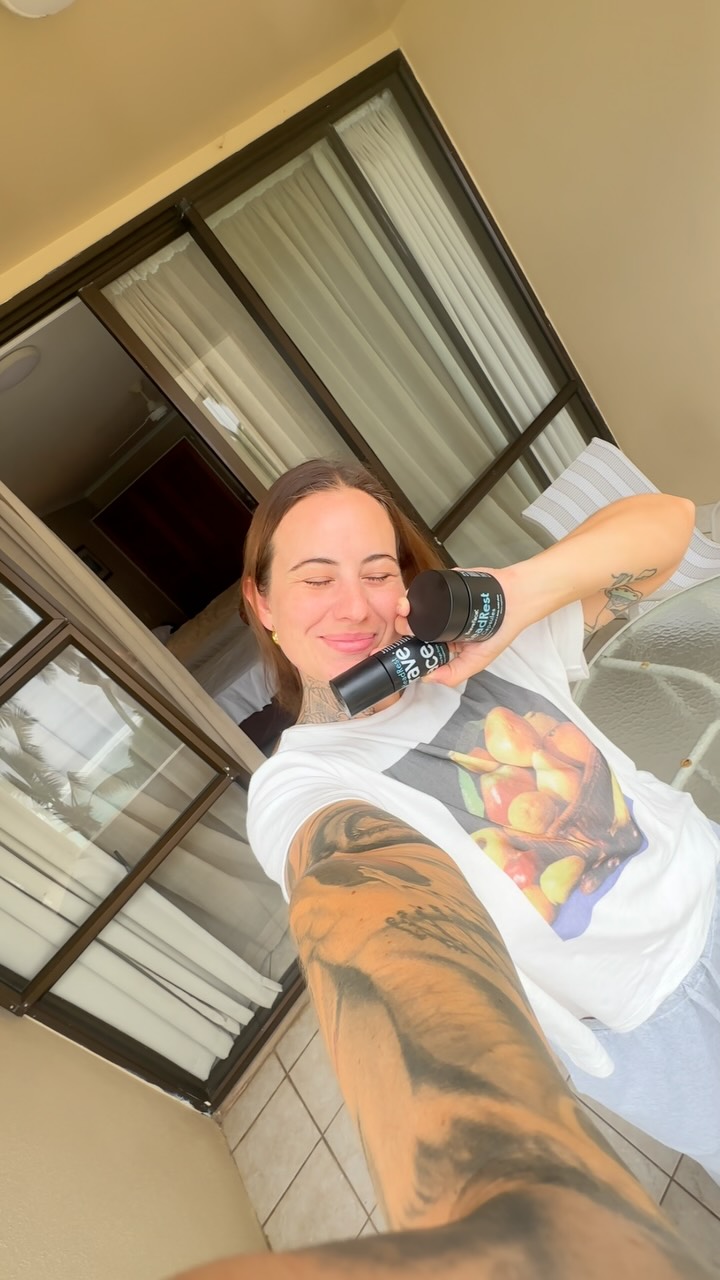 Instagram post by @louisamorley_ for BraveFace. Caption reads: [...] precious nights tossing and turning.....