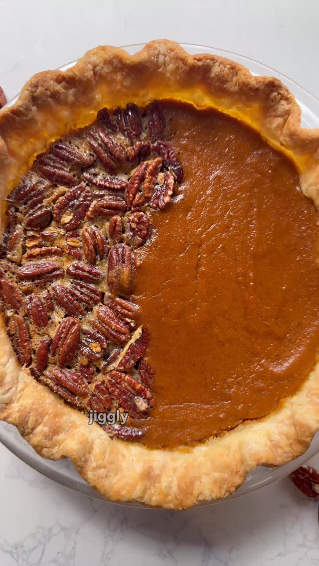 Instagram post by @makinze for Delish. Caption reads: Everyone can have their favorite piece of pie with....