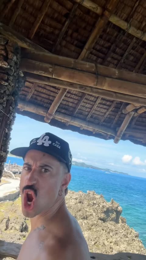 Instagram post by @lukeandsassyscott for Jetstar NZ. Caption reads: In our Philippines era 🇵🇭. Jetstar is now flying....