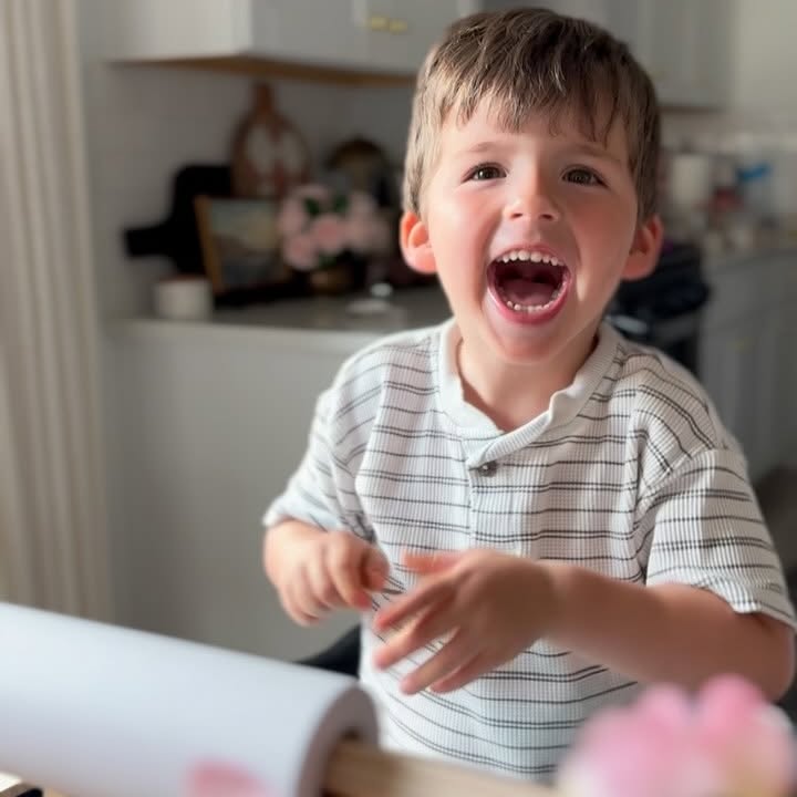Instagram post by @sierralmiller for Melissa & Doug. Caption reads: #ad Gearing up for some at-home learning fun with....