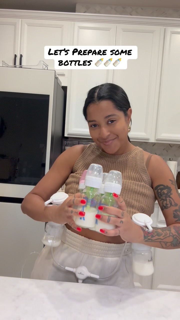 Instagram post by @ash_.v for BabyBuddha Products. Caption reads: My daughter is asleep let’s take advantage and....