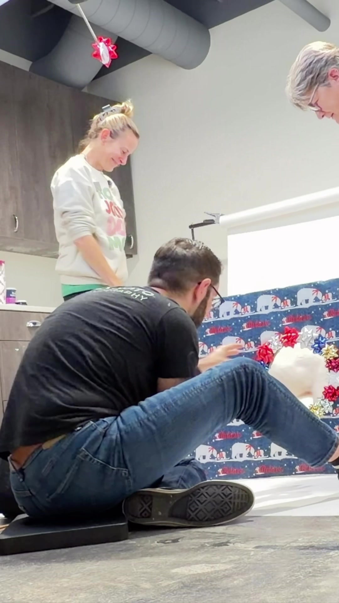 TikTok post by @agoldphoto for NaturVet. Caption reads: [...] to help them get adopted! Thanks to....