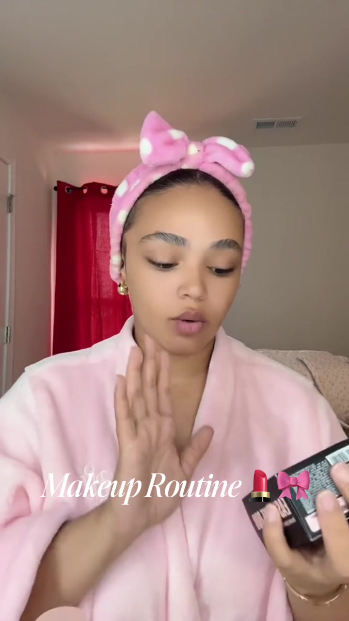 TikTok post by @allabouthayle for L.A. COLORS. Caption reads: definitely loveee all these products and this....