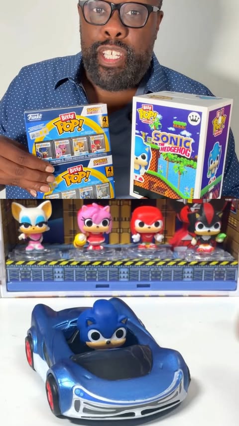 Instagram post by @blacknerd for Funko. Caption reads: [...] & foes (and whatever Shadow is) to his Funko....