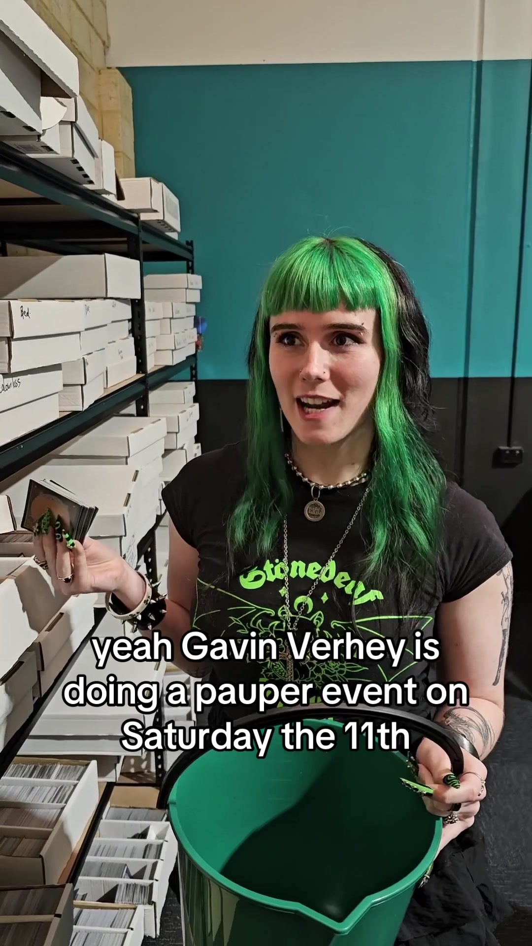 TikTok post by @goodgamesmorley for Magic: The Gathering. Caption reads: [...] bash @ PAX Aus byo buck @PAXAUS @Magic: The....