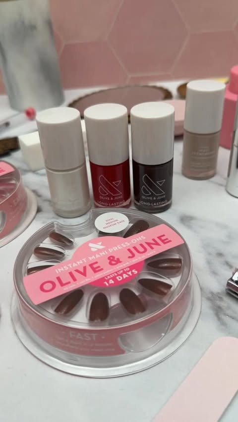Instagram post by @muaythaijody for Olive & June. Caption reads: [...] moment. If you’ve been curious about Olive &....