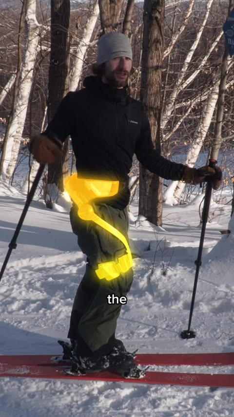 Instagram post by @alexhackel for Hypershell. Caption reads: [...] in a Ski Mo Race 🏁with the help of....