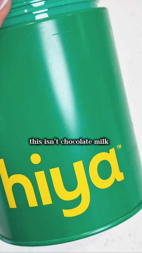Instagram post by @moth3r.ish for Hiya. Caption reads: [...] milk but don’t tell my toddler 🫣....