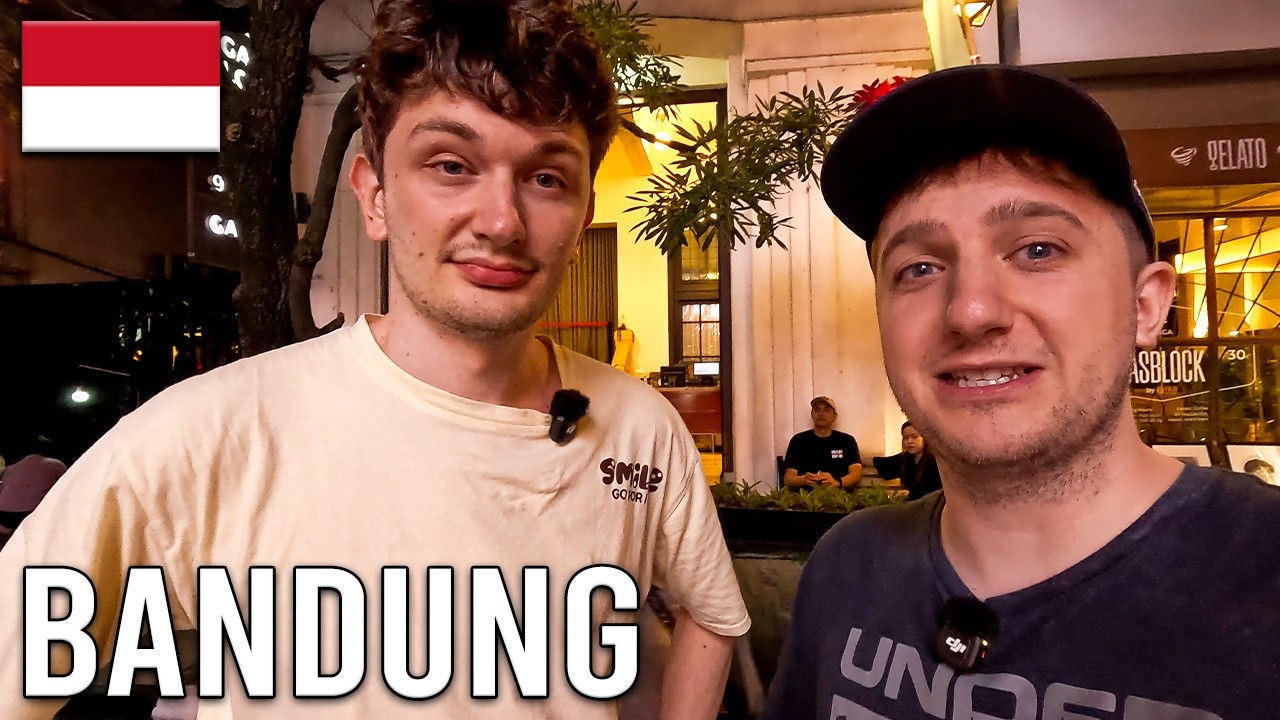 YouTube post by @TriFateLifestyle for SafetyWing. Caption reads: Our First Time in Bandung, Indonesia (Worth the....