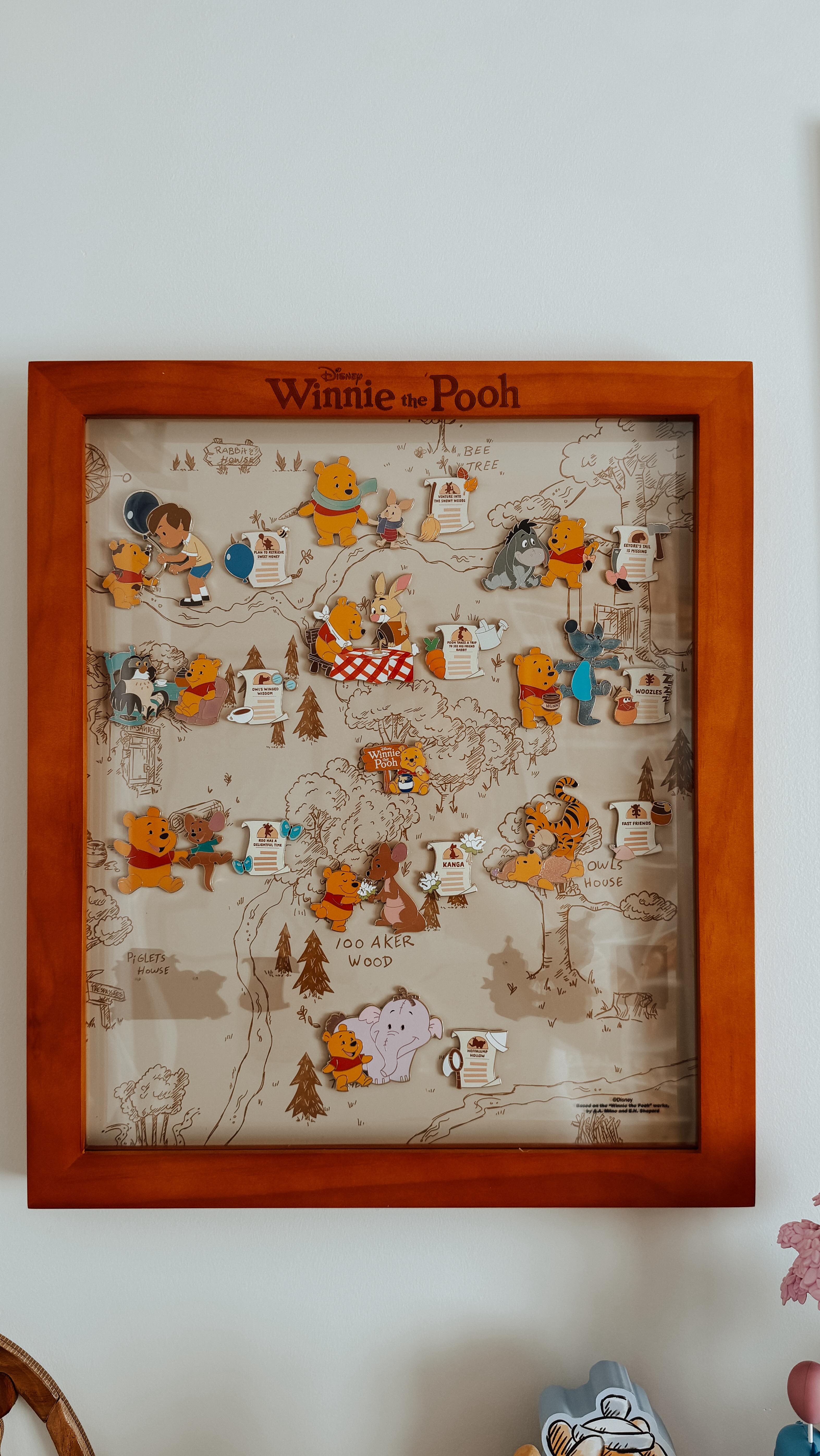 Instagram post by @blakespopnook for Disney Store. Caption reads: we are now 10 out of 12 for the winnie the pooh....