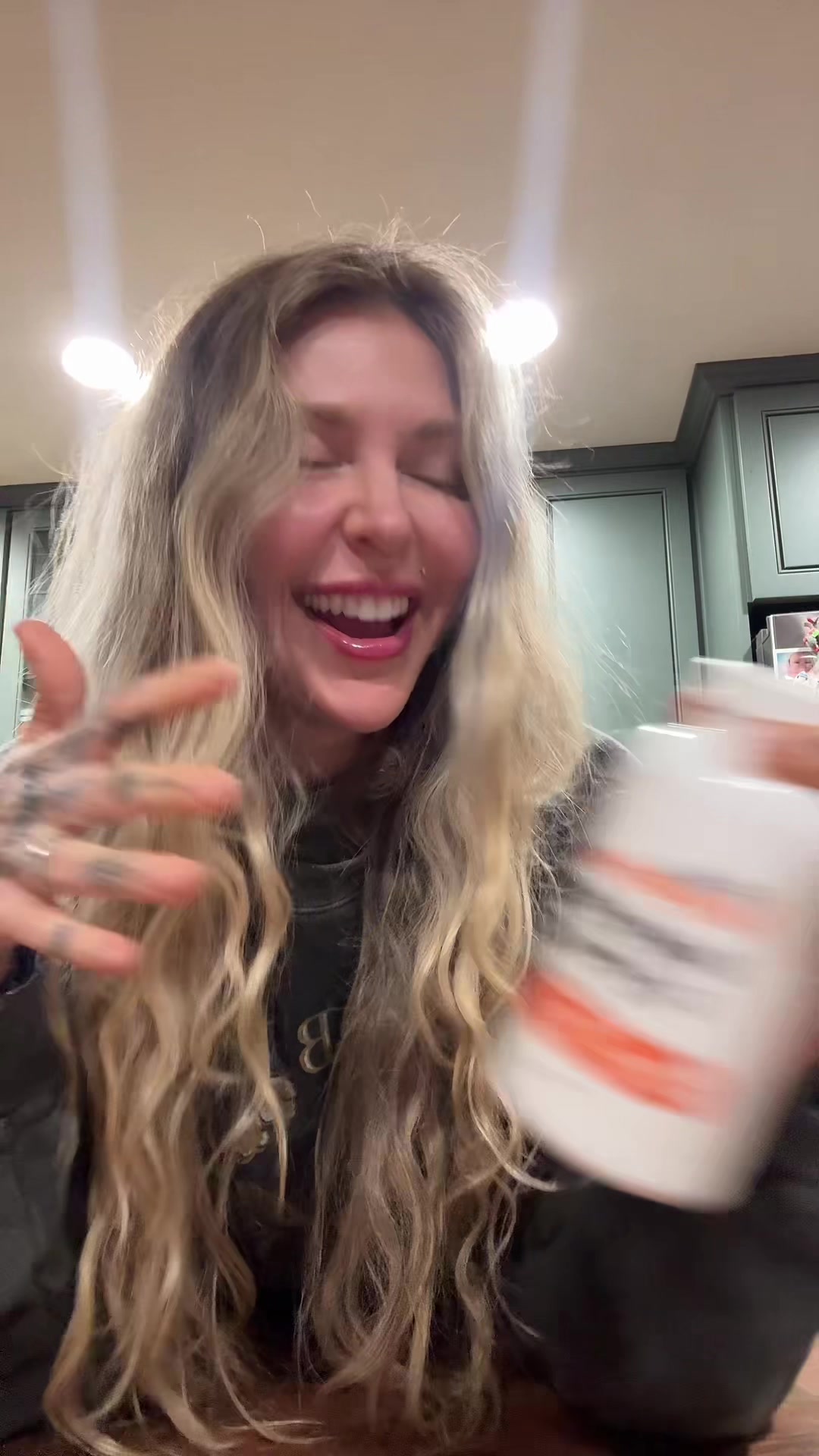 TikTok post by @amymashburn for BulkSupplements. Caption reads: [...] #healthyliving #healthyalternatives....