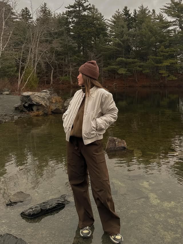 Instagram post by @jodirobicheau for Vessi. Caption reads: staying dry in @vessi 🌧️ it’s wild I can stand in....