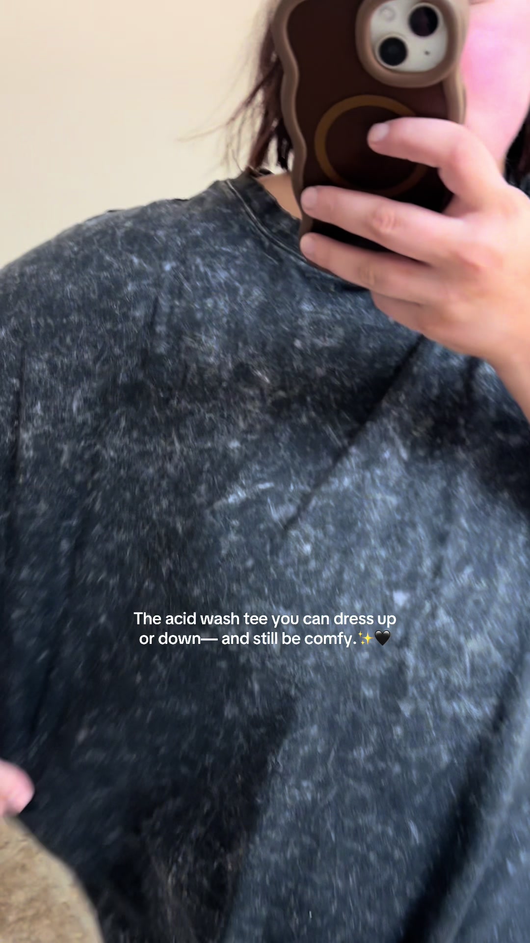 TikTok post by @jaseemcleod for Madison + Mallory. Caption reads: My favorite tshirts to ever exist. Oversized.....