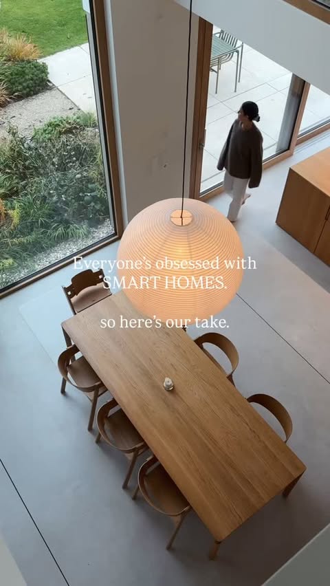 Instagram post by @housenumbereight_ for SwitchBot. Caption reads: Anzeige | We decided against a full smart home for....