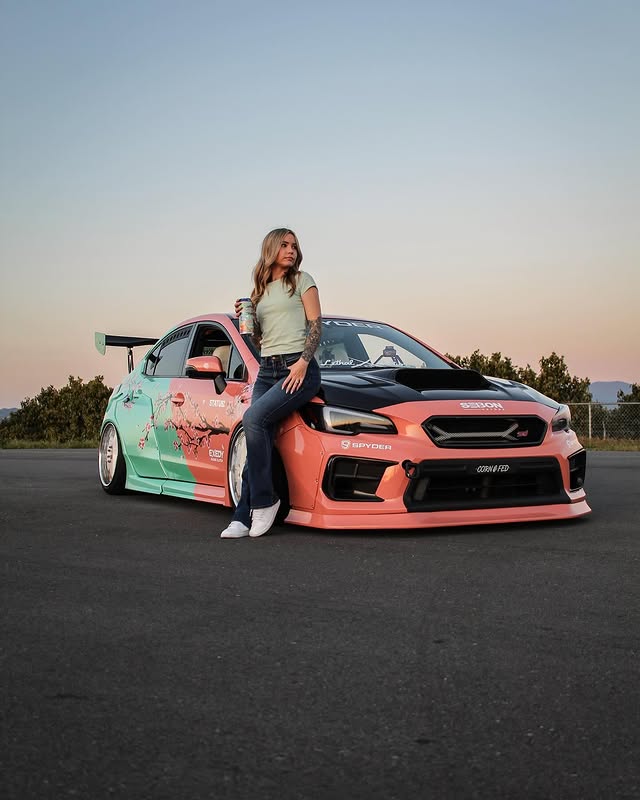 Instagram post by @rachelle.wolf for Billetworkz. Caption reads: [...] @r1concepts @nbr_motorsport @billetworkz....