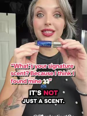 TikTok post by @denisebrown5078 for Pure Instinct. Caption reads: [...] what’s YOUR signature scent? 👇....