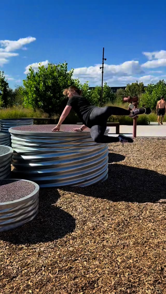 Instagram post by @mel2toes for Constantly Varied Gear. Caption reads: Giving my little trex arms and trex leggings some....