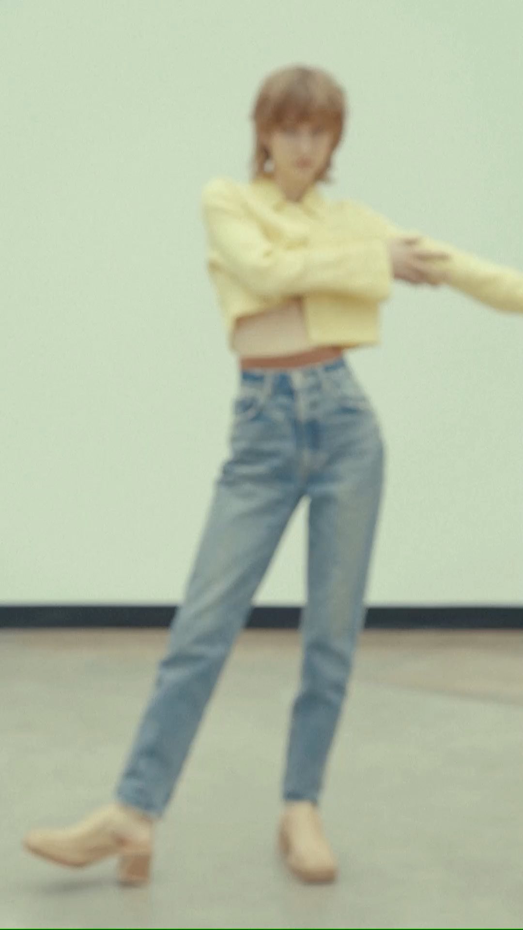 Instagram post by @katjastuckrath for MOUSSY. Caption reads: #fashionfilm for MOUSSY ISM JEANS 🇯🇵 film by....