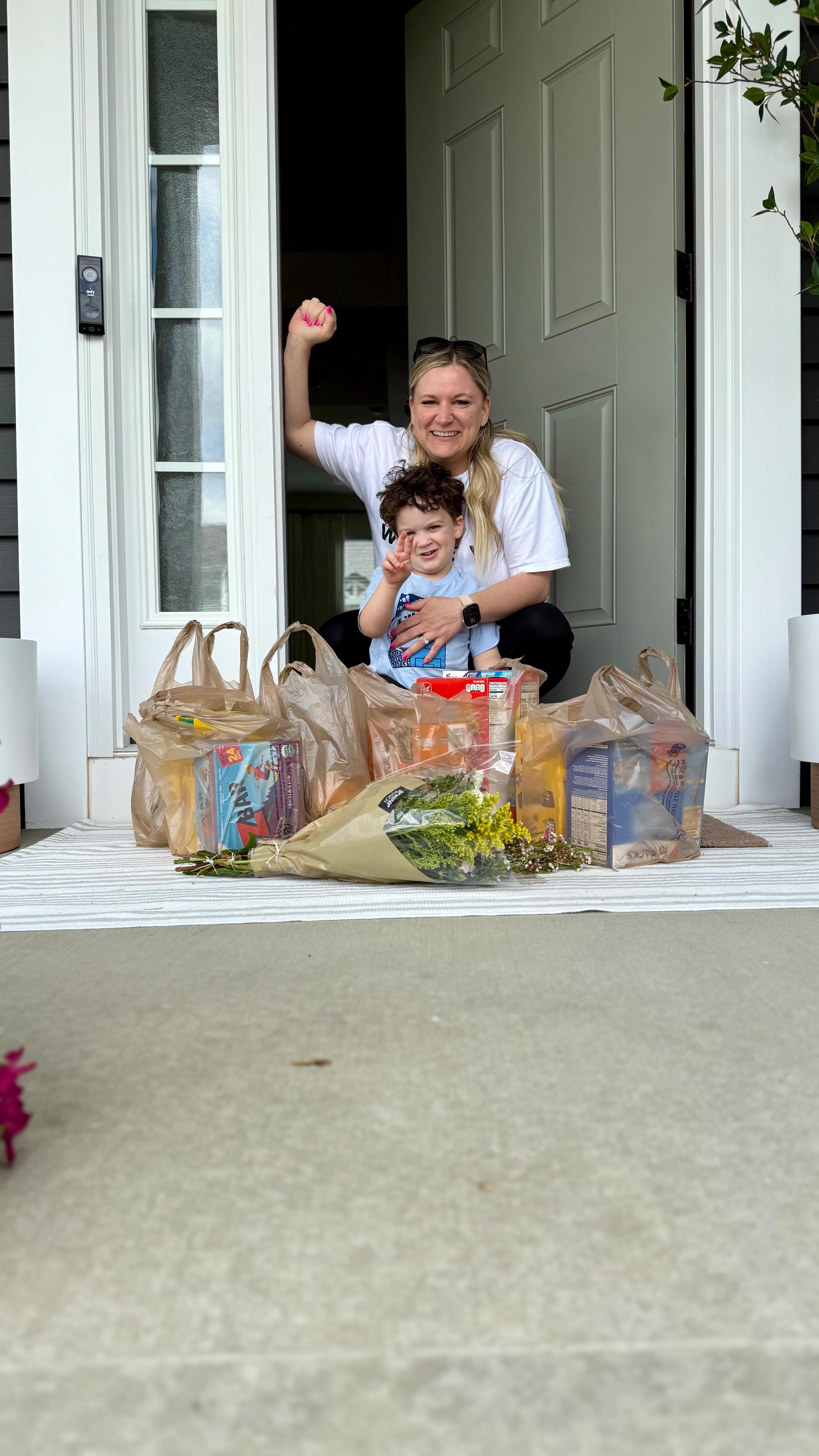 Instagram post by @stampoilsmama for Instacart. Caption reads: Moms have enough going on.
They don’t need to....
